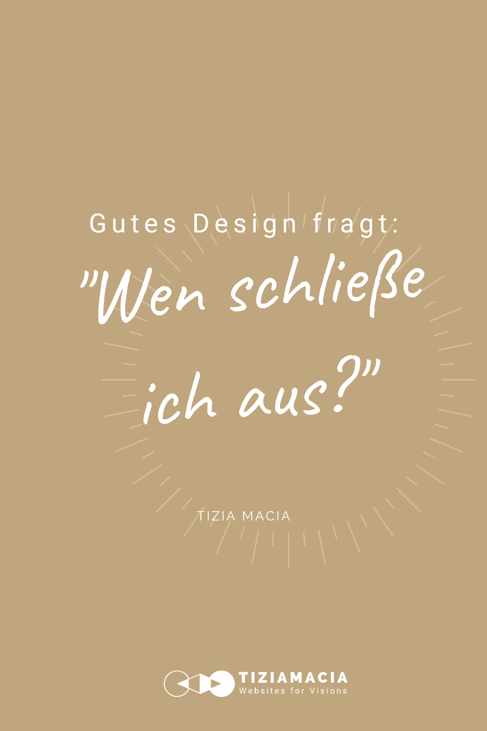 Wen schließt mein Design aus