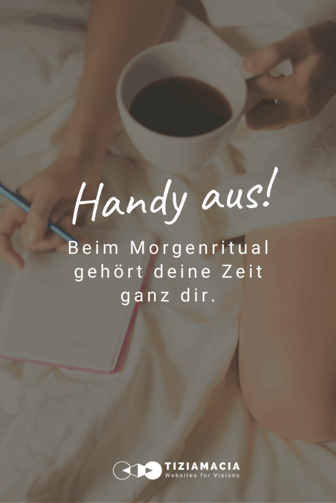 Während der Morgenroutine hast du besser dein Handy aus